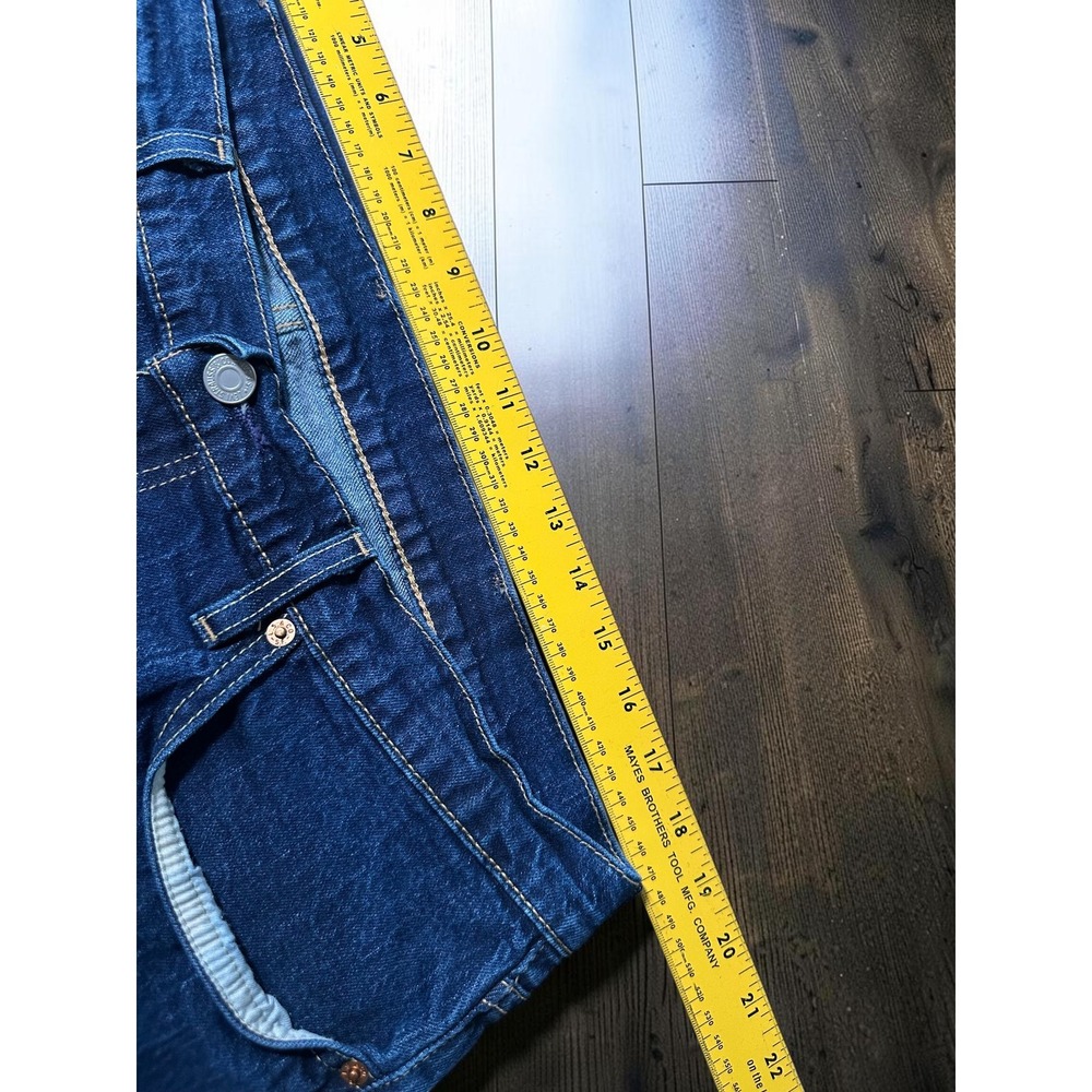 Levi's 514 Straight Jeans Mens 38x30 Blue Denim Premium Stretch Casual Classic - Picture 4 of 8